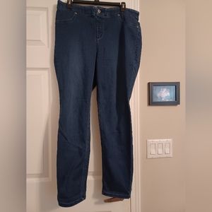 Chico's Dark Wash Pull-on jeans,  size 2S